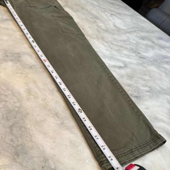 H&M Olive Green Twill Utility Pants Sz.8 - Picture 7 of 9